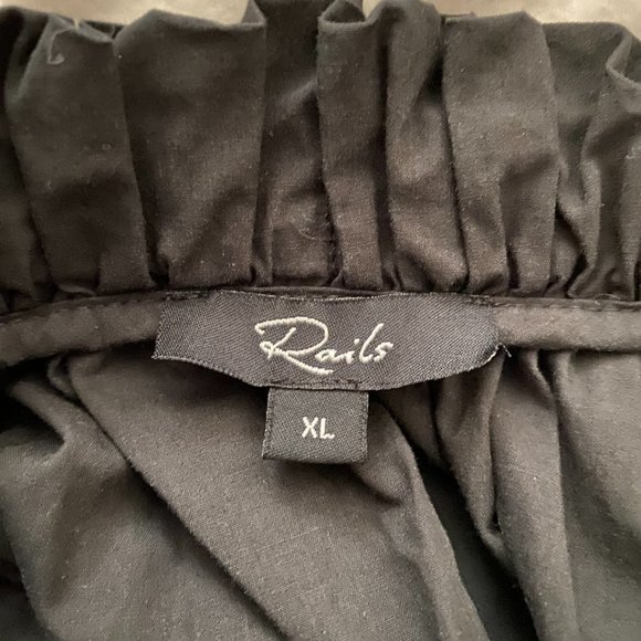 Rails, Size XL, Black Blouse - Picture 3 of 3